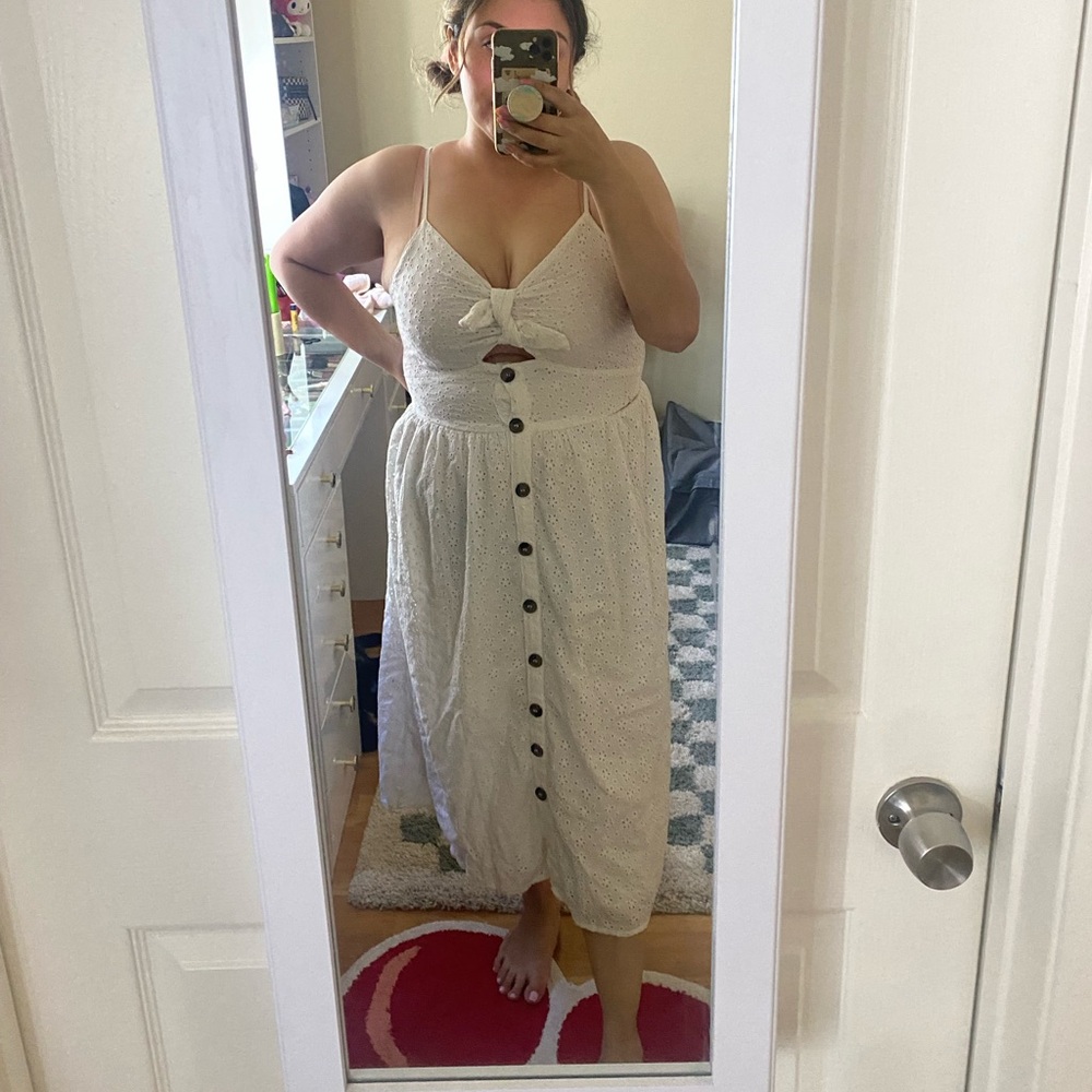 White dress